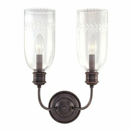 HUDSON VALLEY Lafayette 2 Light Wall Sconce 292-AGB